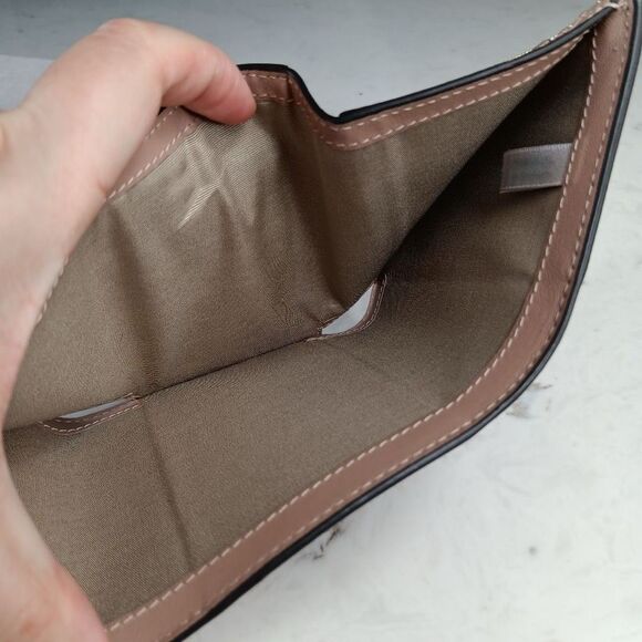 Jimmy Choo MARINDA Dark Red Leather Wallet Trifold Full Set - Picture 10 of 11